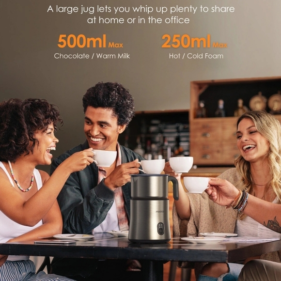 NEW Miroco MI-MF005 Stainless Steel Milk Frother.  4 in 1. MSR @ $138.90 - Picture 7 of 9